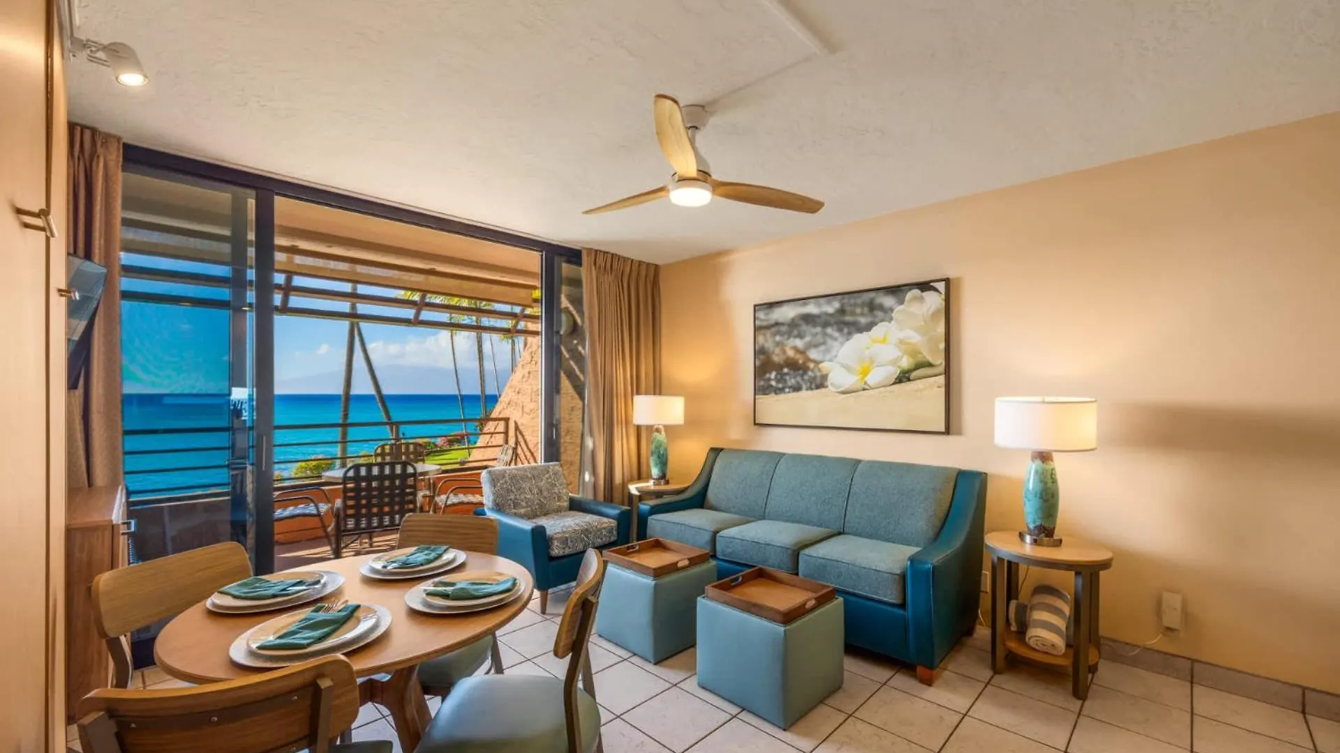 Kuleana Club #412 Oceanfront - 1 Bedroom & 1 Bathroom - Gated 2Nd Fl Kahana 0*,  United States