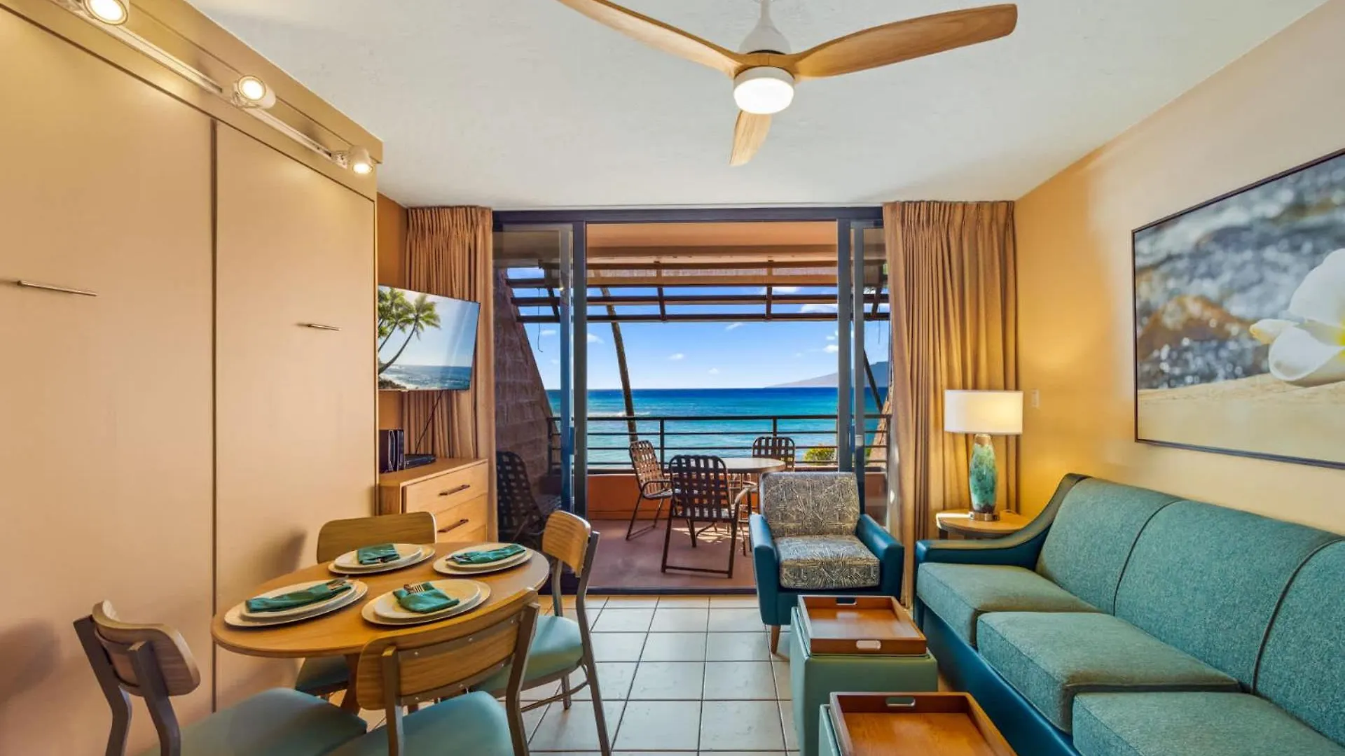 Kuleana Club #412 Oceanfront - 1 Bedroom & 1 Bathroom - Gated 2Nd Fl Kahana